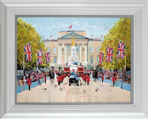 God Save The Queen by Tom Butler - Framed Paper on Board